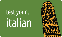 test my italian