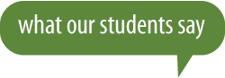 What our students say...